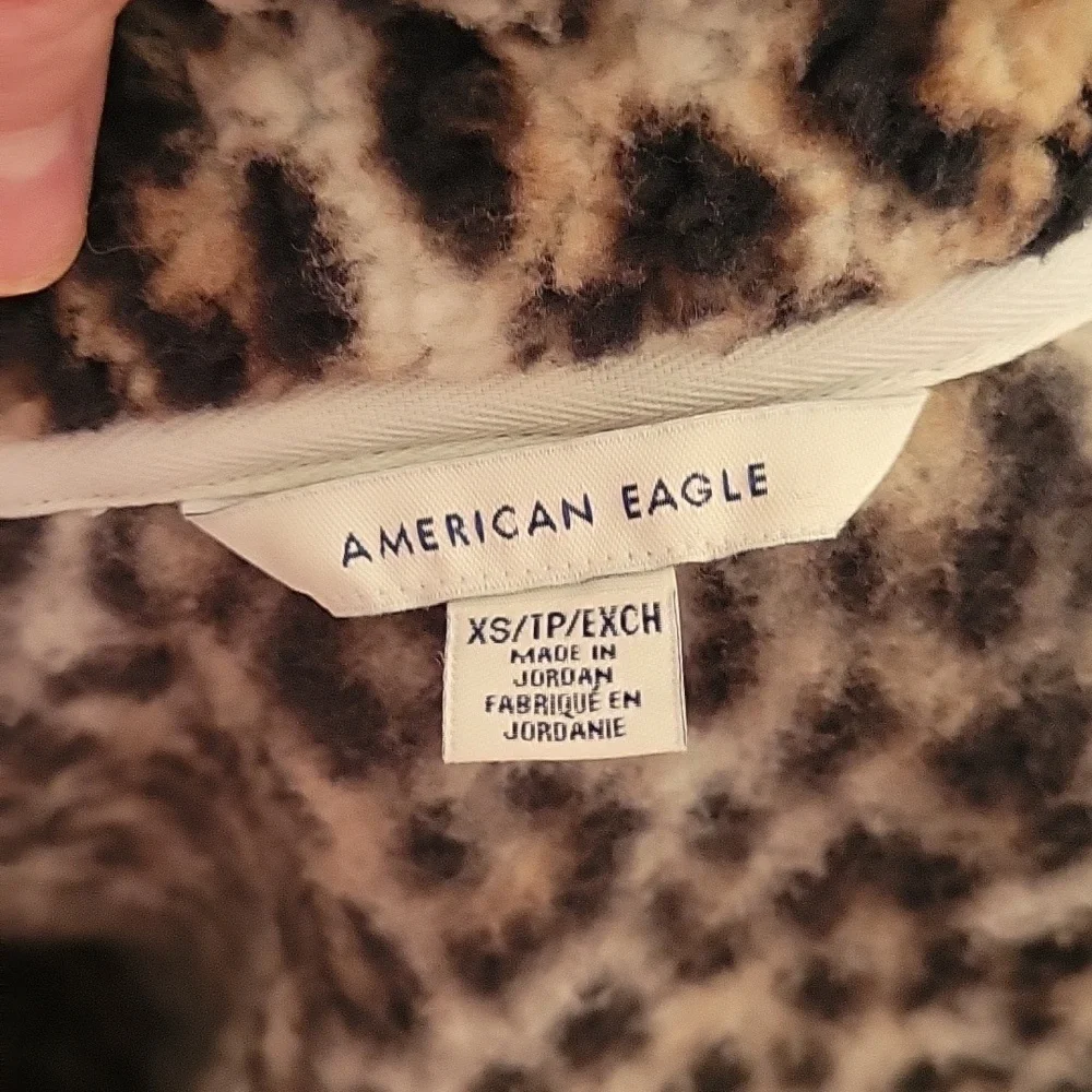 American Eagle Cheetah Print Cropped Jacket‎ Womens XS